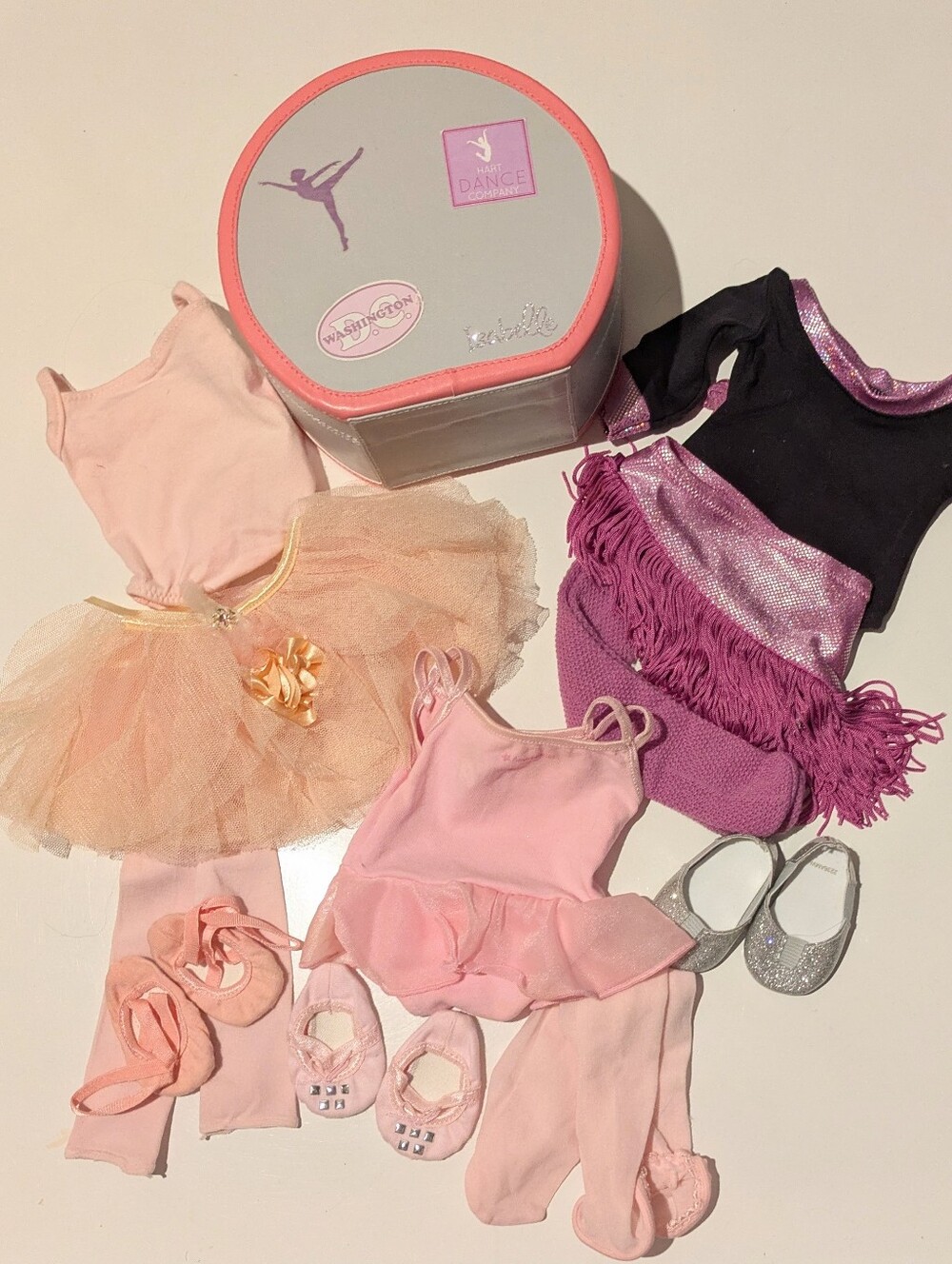 American Girl Dance Lot of 12 Pieces including Isabelle Dance Case